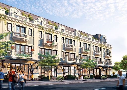 Bán shophouse Đông Nam xây thô mặt trong - Mặt tiền 5m kinh doanh thuận lợi Vinhomes Hải Vân Bay